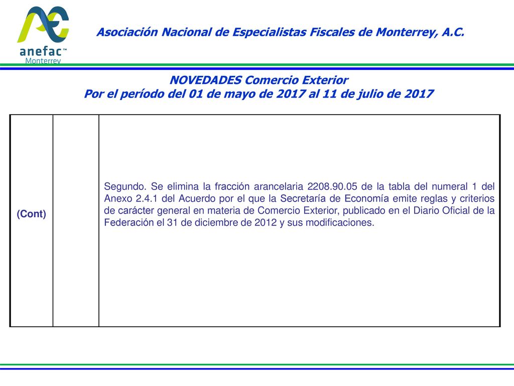 Asociación Nacional de Especialistas Fiscales de Monterrey, A.C.