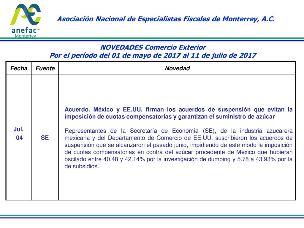Asociación Nacional de Especialistas Fiscales de Monterrey, A.C.