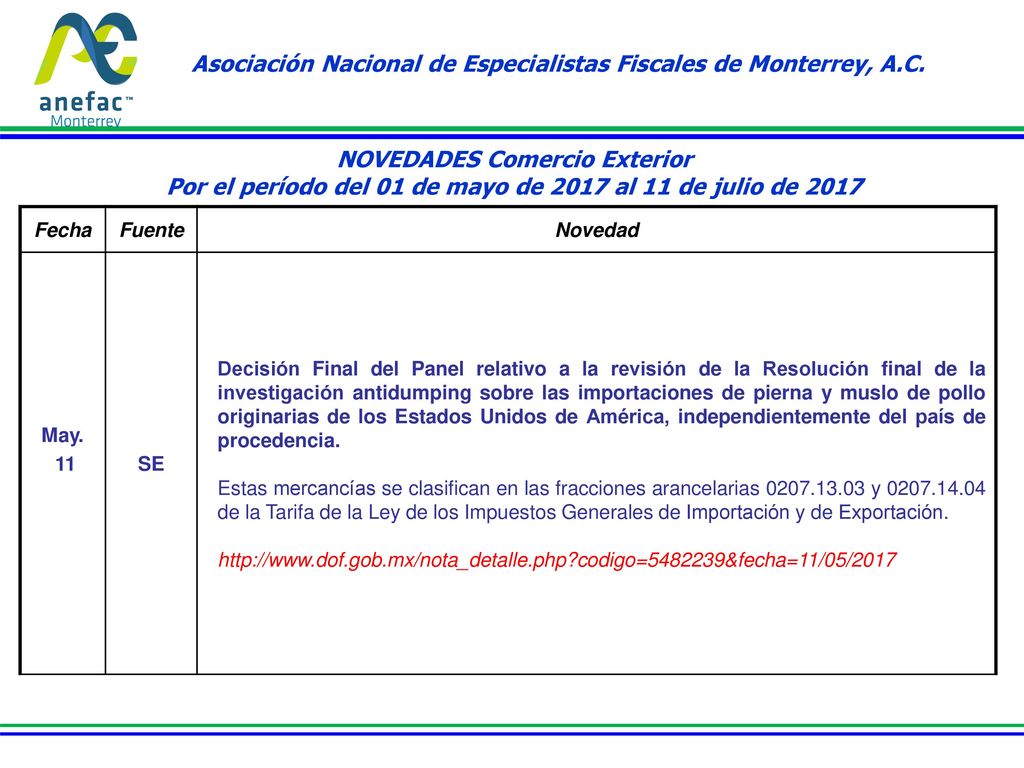 Asociación Nacional de Especialistas Fiscales de Monterrey, A.C.