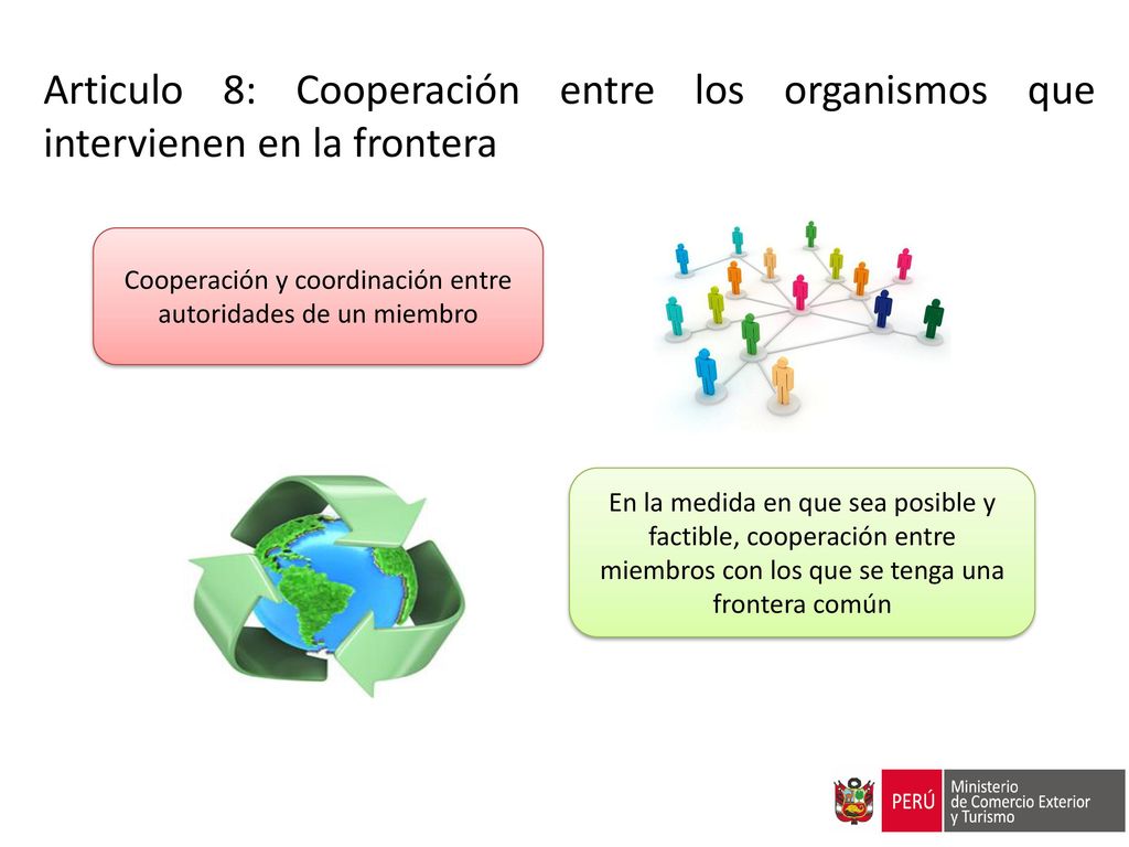 Cooperación y coordinación entre autoridades de un miembro