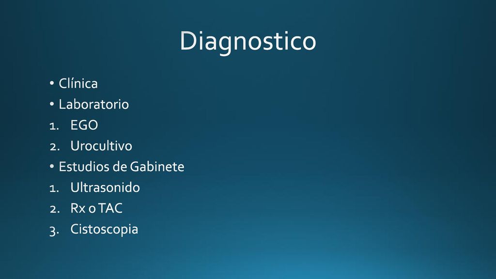 Diagnostico Clínica Laboratorio EGO Urocultivo Estudios de Gabinete