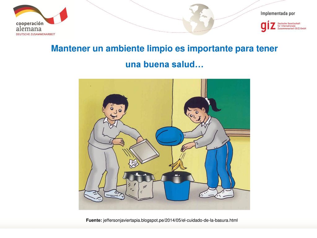 Mantener un ambiente limpio es importante para tener una buena salud…