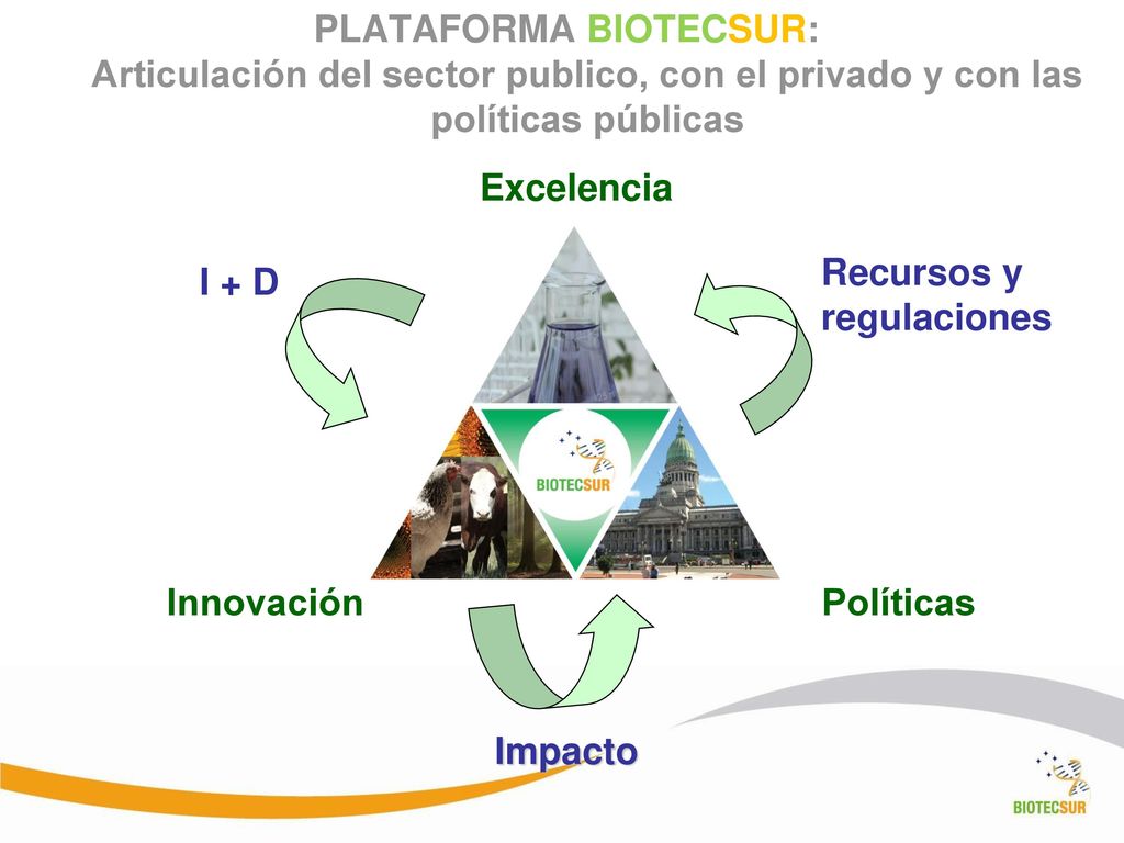 PLATAFORMA BIOTECSUR: Articulación del sector publico, con el privado y con las políticas públicas