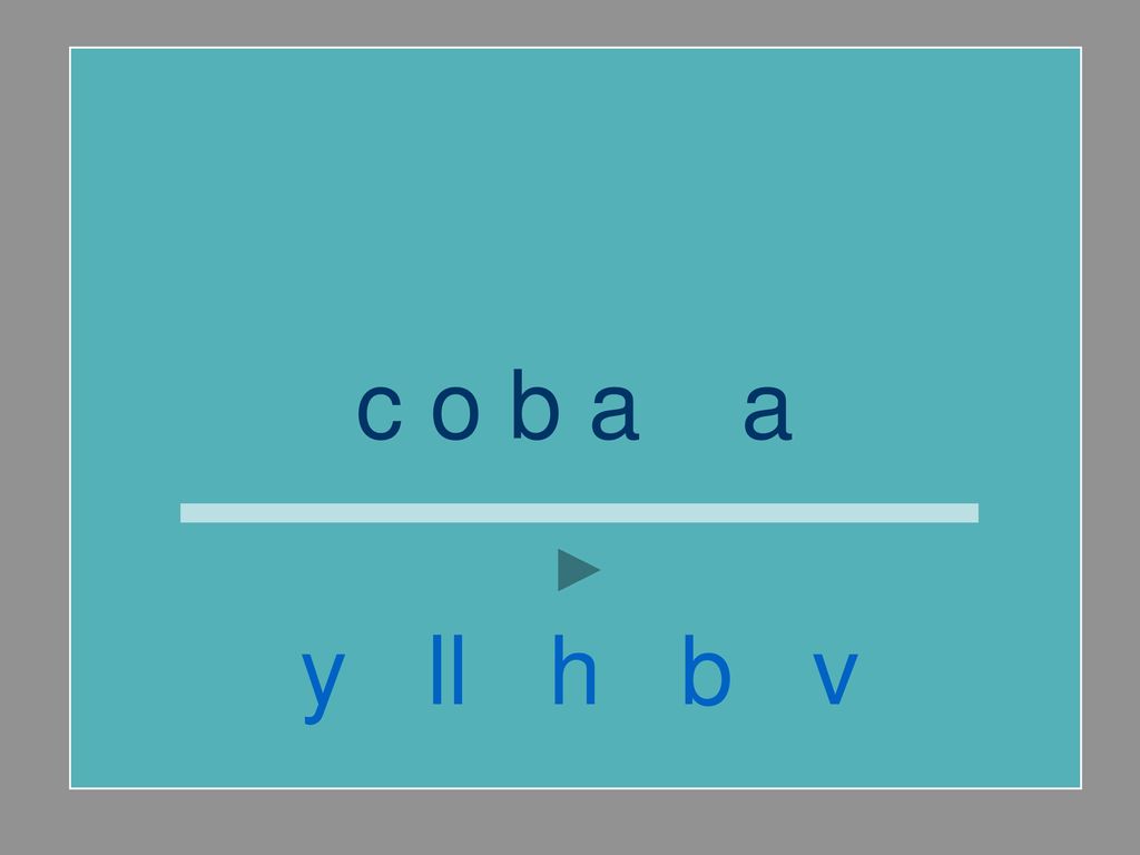 c o b a y a y ll h b v