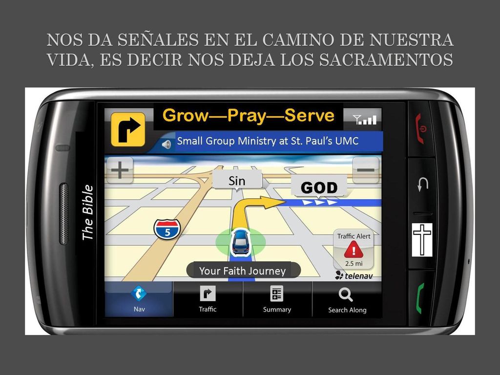 NOS da SEÑALES EN EL CAMINO de nuestra vida, ES DECIR NOS DEJA LOS SACRAMENTOS