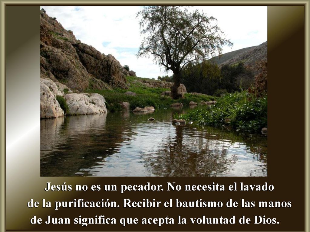 Jesús no es un pecador. No necesita el lavado