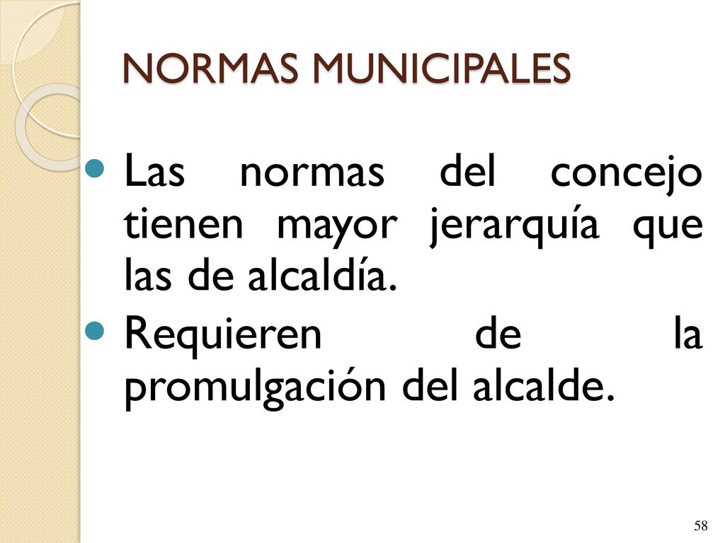 Las normas del concejo tienen mayor jerarquía que las de alcaldía.