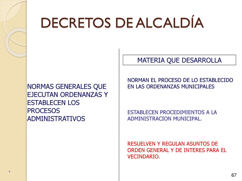 MATERIA QUE DESARROLLA