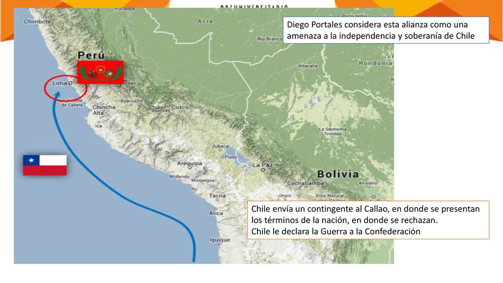 Diego Portales considera esta alianza como una amenaza a la independencia y soberanía de Chile