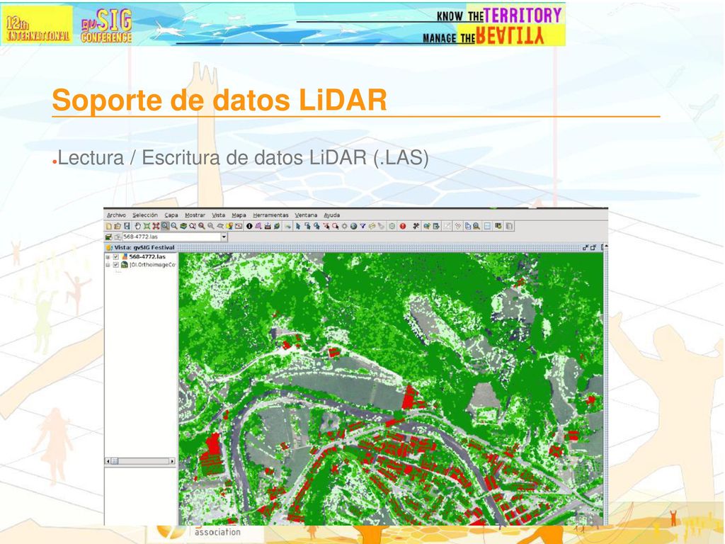 Soporte de datos LiDAR Lectura / Escritura de datos LiDAR (.LAS)