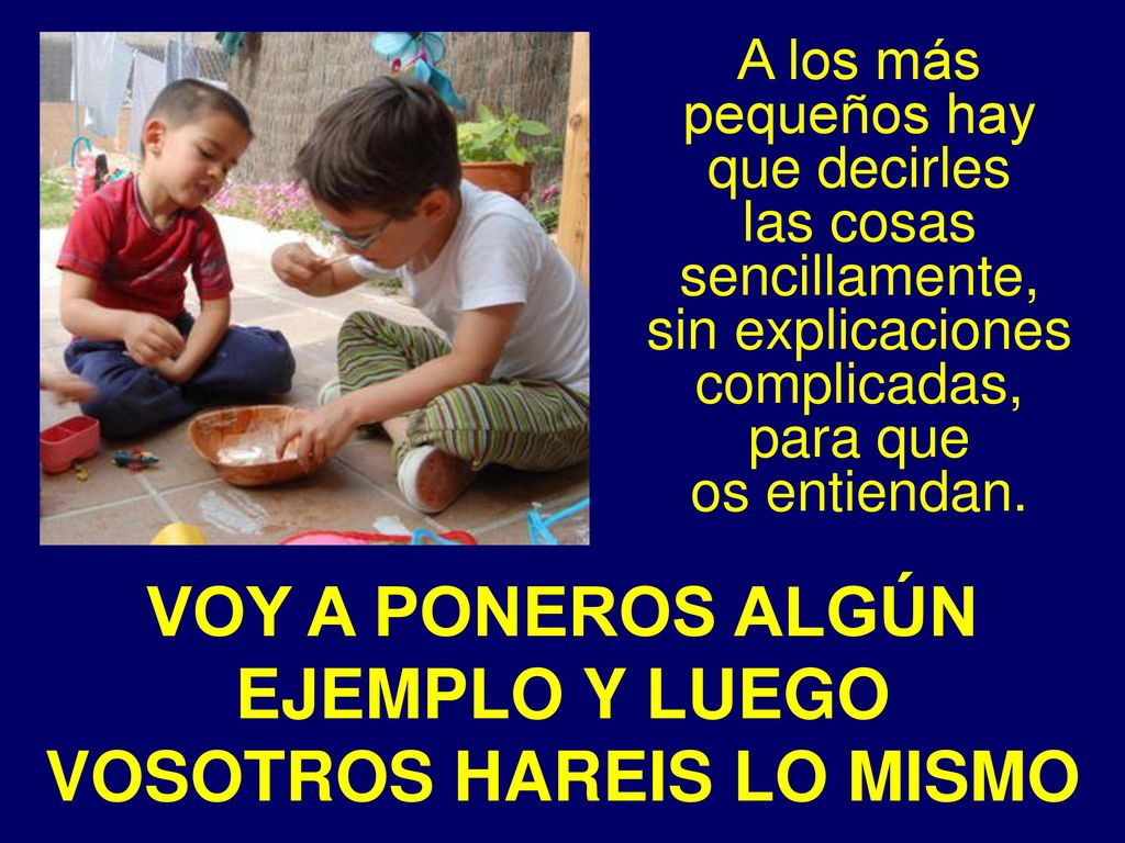 VOY A PONEROS ALGÚN EJEMPLO Y LUEGO VOSOTROS HAREIS LO MISMO