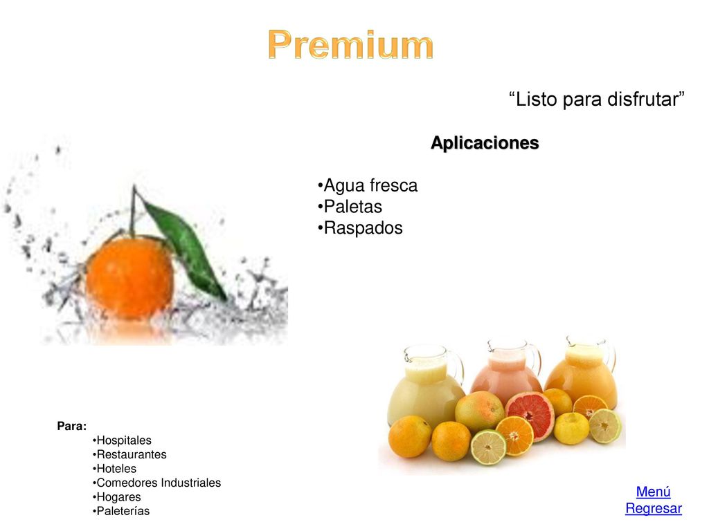Premium Listo para disfrutar Aplicaciones Agua fresca Paletas