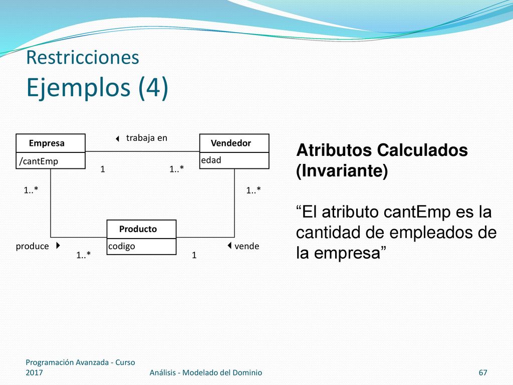 Restricciones Ejemplos (4)