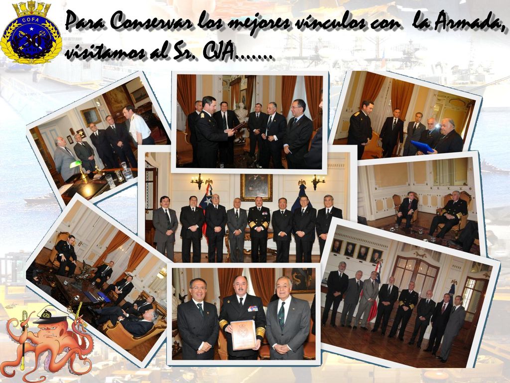 Para Conservar los mejores vínculos con la Armada, visitamos al Sr