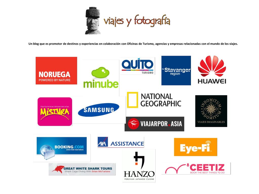 Un blog que es promotor de destinos y experiencias en colaboración con Oficinas de Turismo, agencias y empresas relacionadas con el mundo de los viajes.