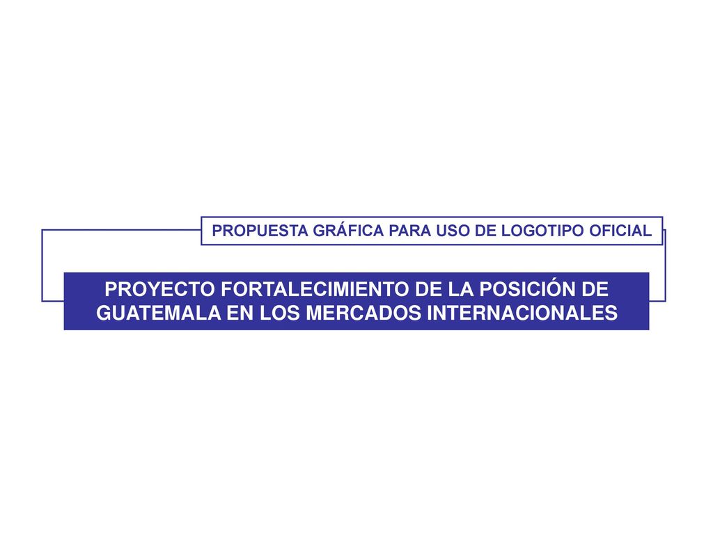 PROPUESTA GRÁFICA PARA USO DE LOGOTIPO OFICIAL
