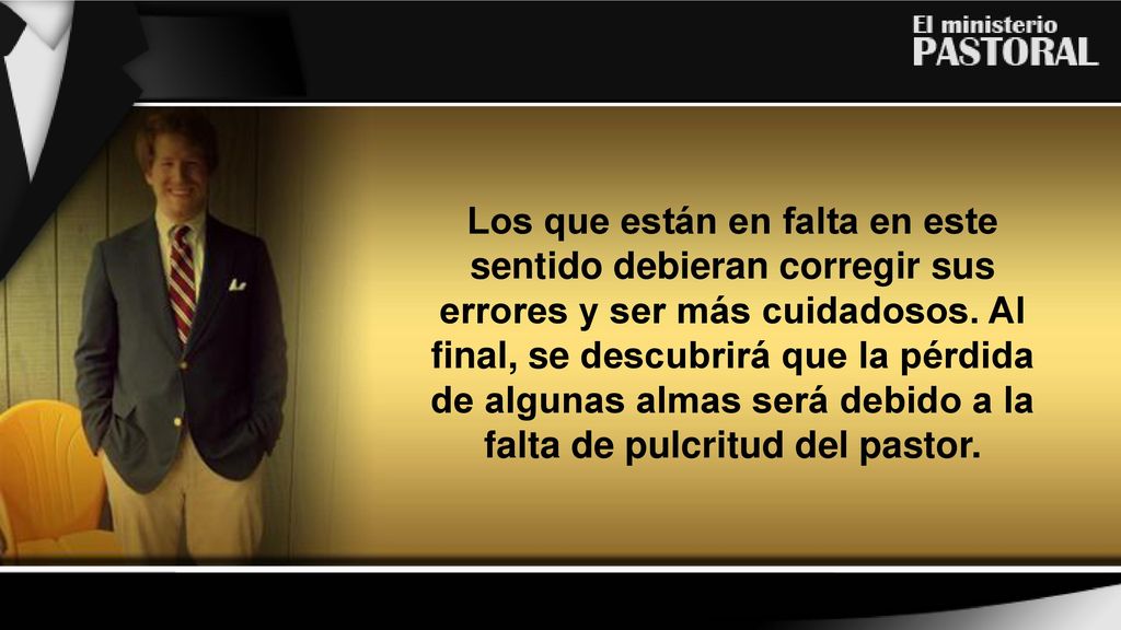 Los que están en falta en este sentido debieran corregir sus errores y ser más cuidadosos.