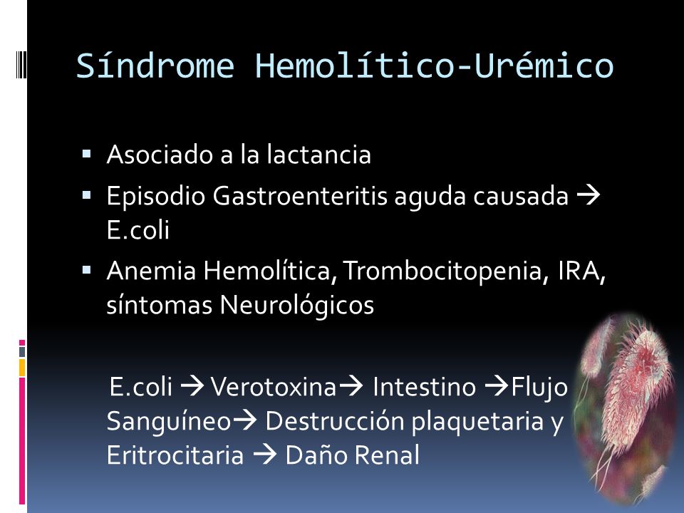 Síndrome Hemolítico-Urémico