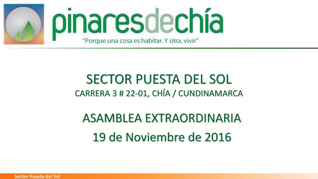 SECTOR PUESTA DEL SOL CARRERA 3 # 22-01, CHÍA / CUNDINAMARCA