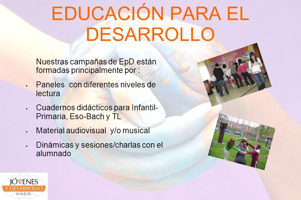 EDUCACIÓN PARA EL DESARROLLO
