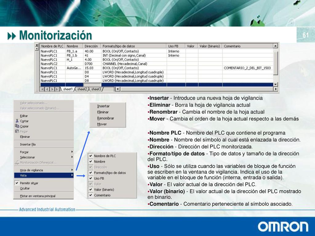 Monitorización Insertar - Introduce una nueva hoja de vigilancia