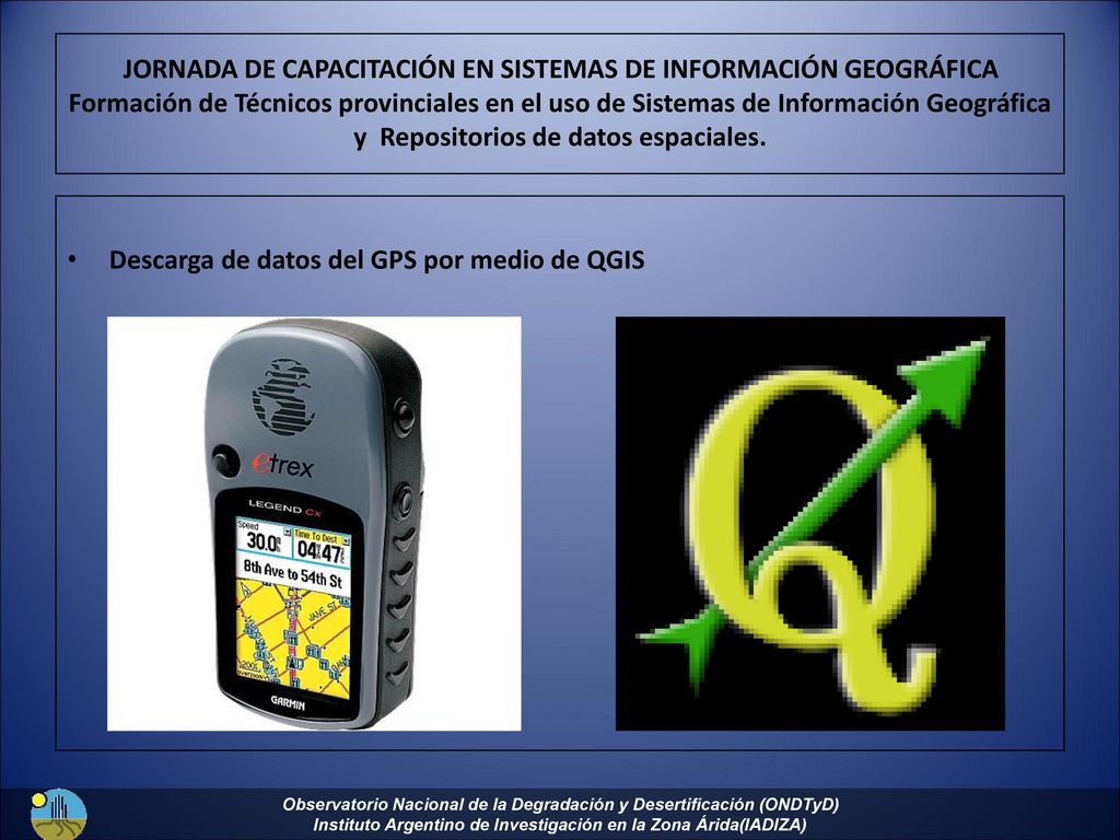 Descarga de datos del GPS por medio de QGIS