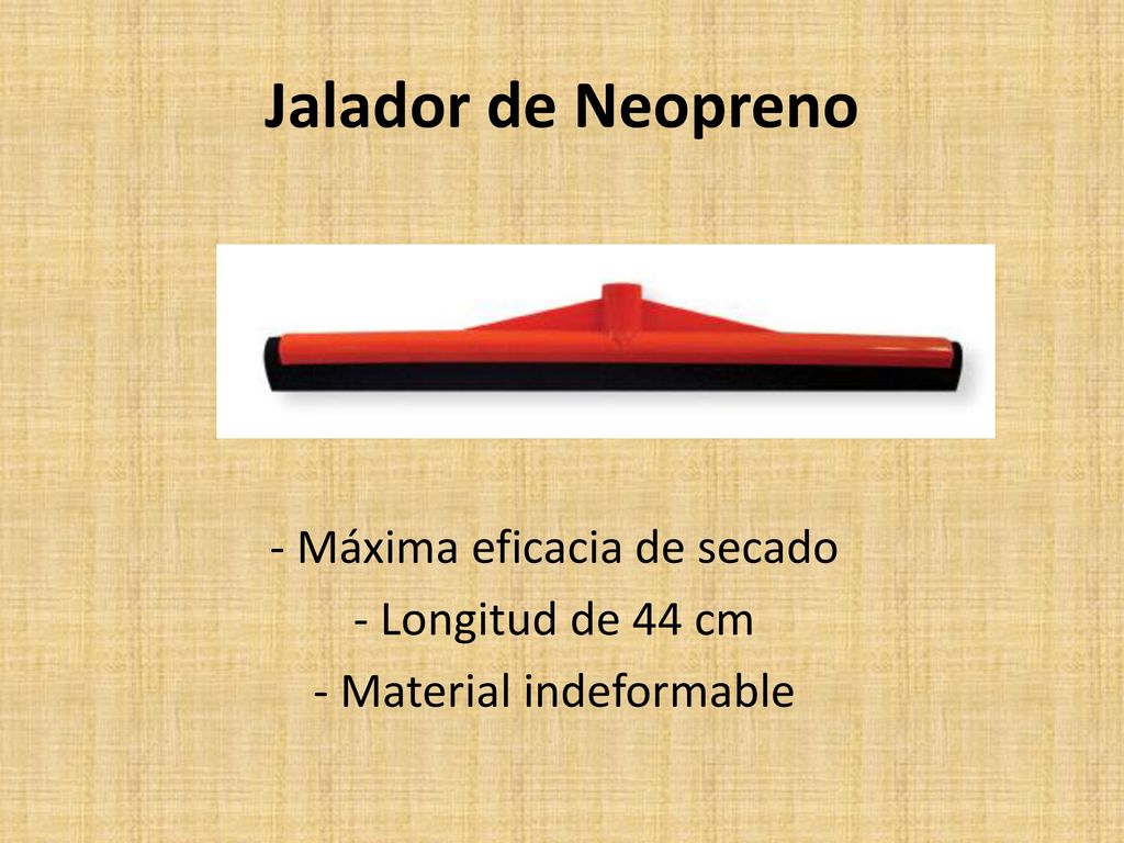 Jalador de Neopreno - Máxima eficacia de secado - Longitud de 44 cm