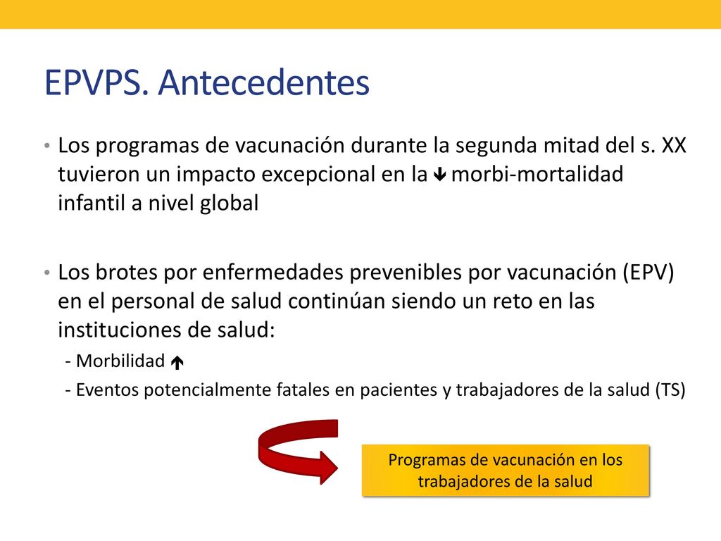Programas de vacunación en los trabajadores de la salud