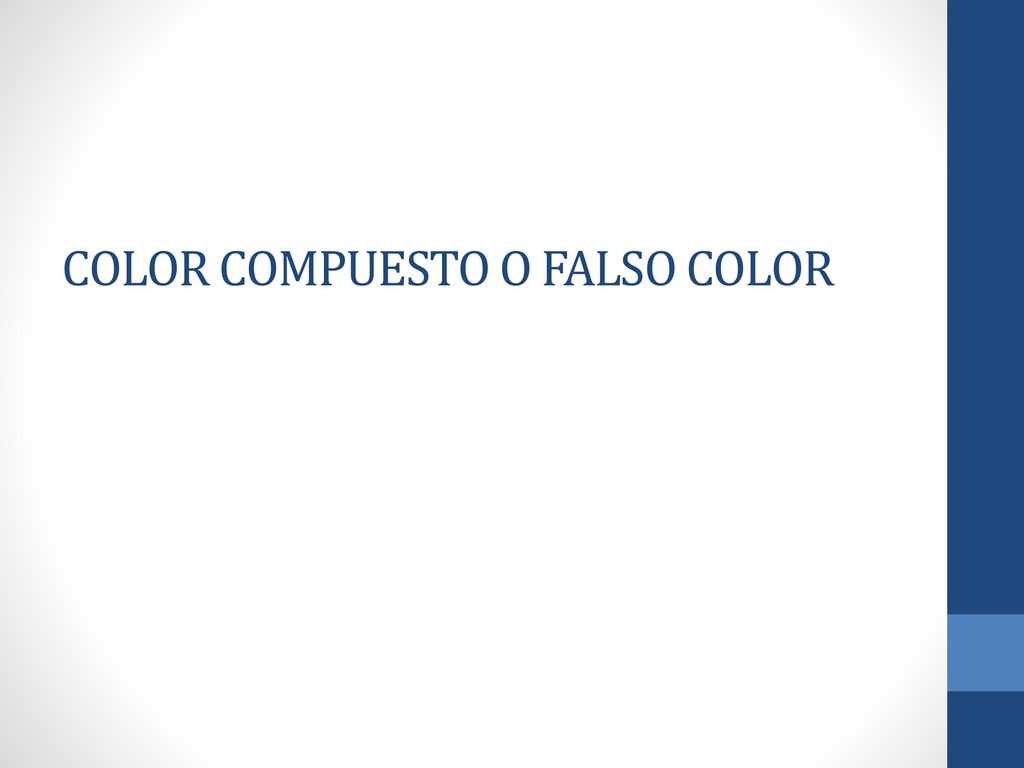 Color Compuesto o falso color