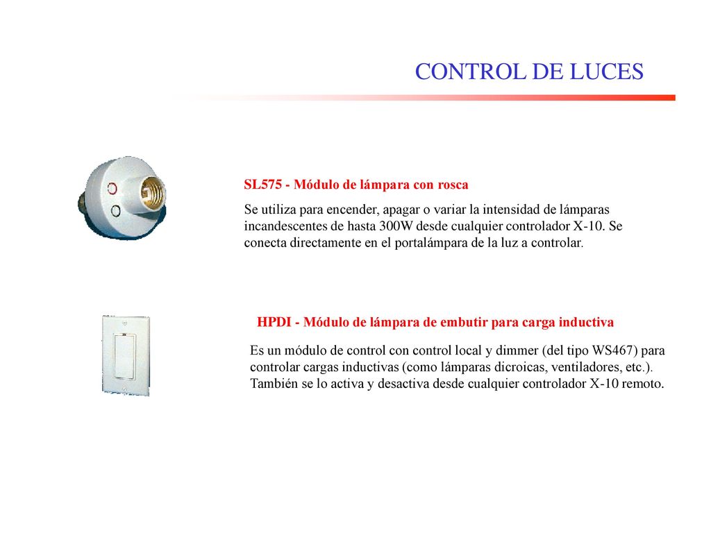 HPDI - Módulo de lámpara de embutir para carga inductiva