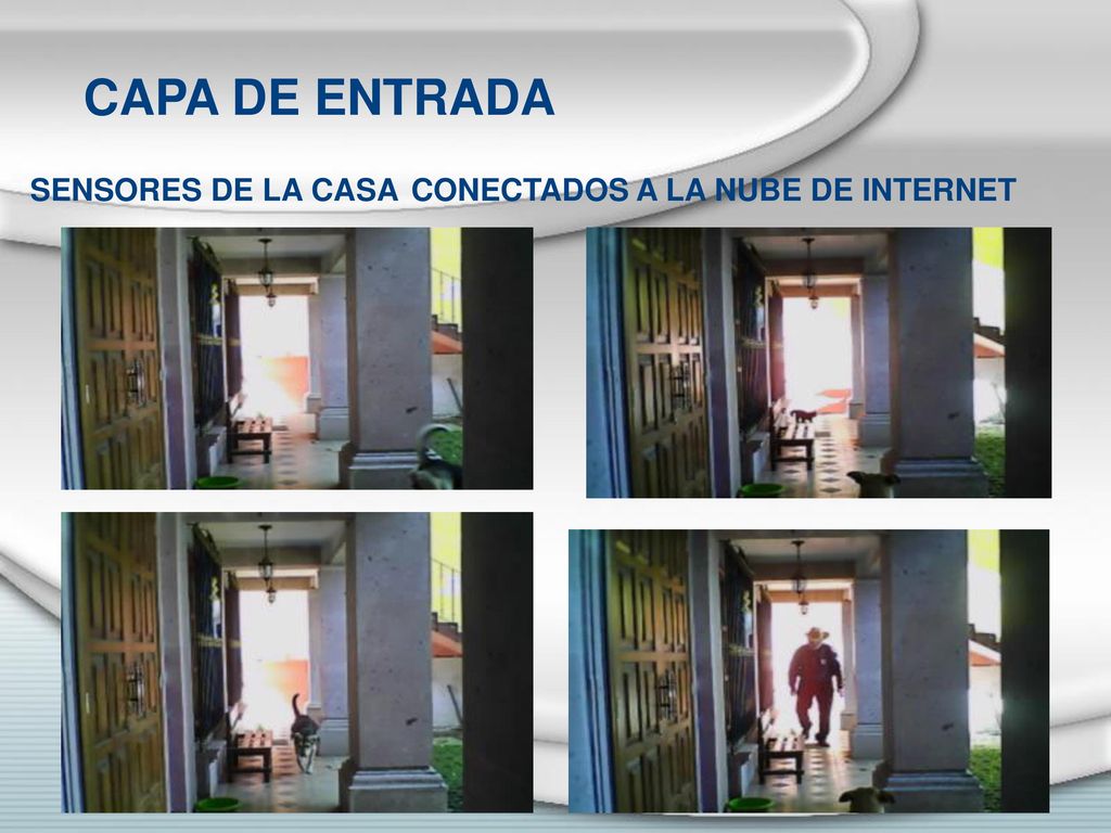 CAPA DE ENTRADA SENSORES DE LA CASA CONECTADOS A LA NUBE DE INTERNET