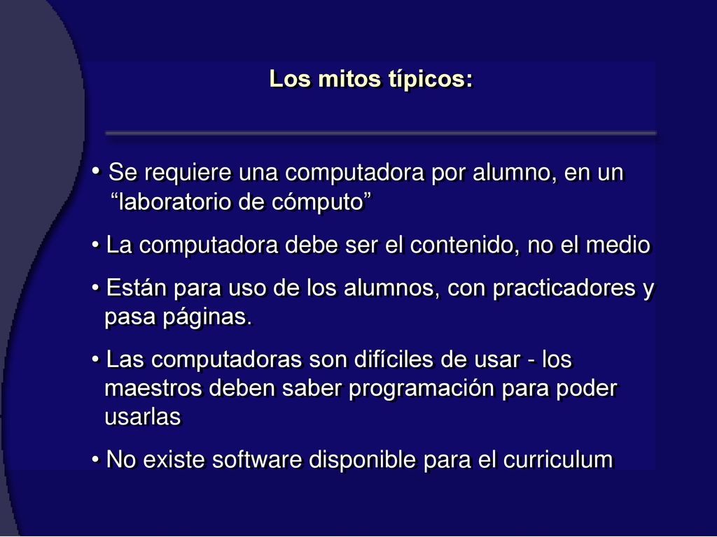 Se requiere una computadora por alumno, en un laboratorio de cómputo
