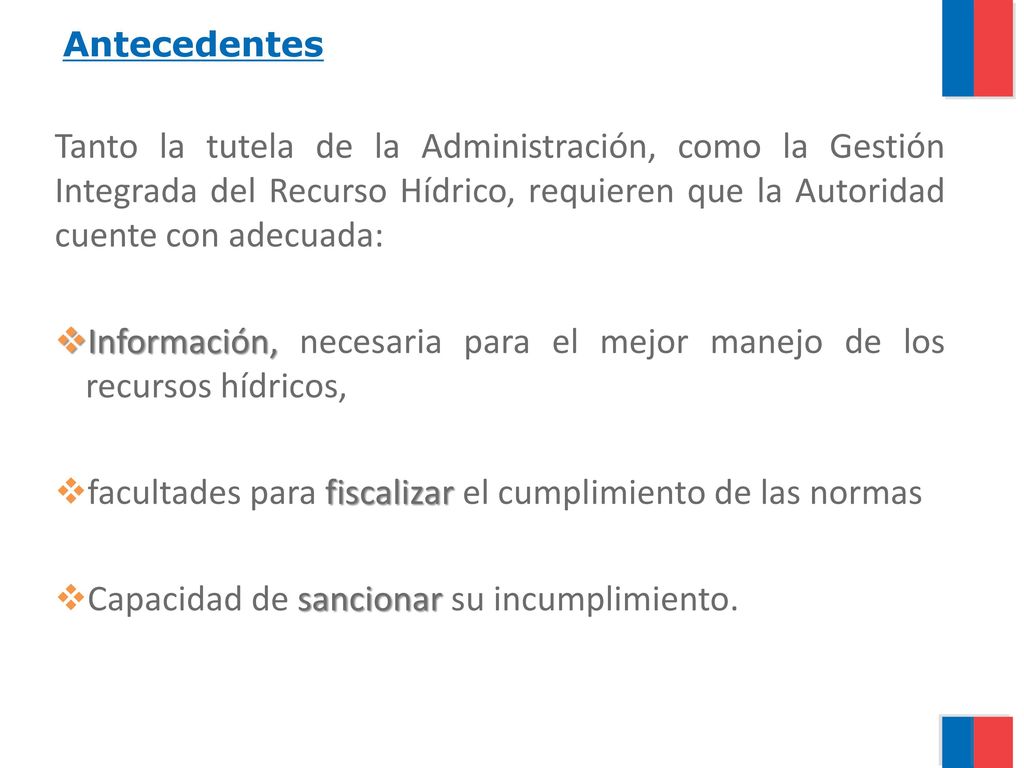 Información, necesaria para el mejor manejo de los recursos hídricos,