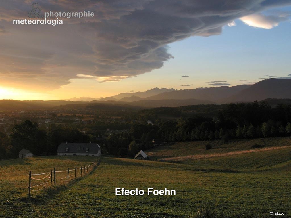 Efecto Foehn « instantánea del tiempo » · « Instantané météo »