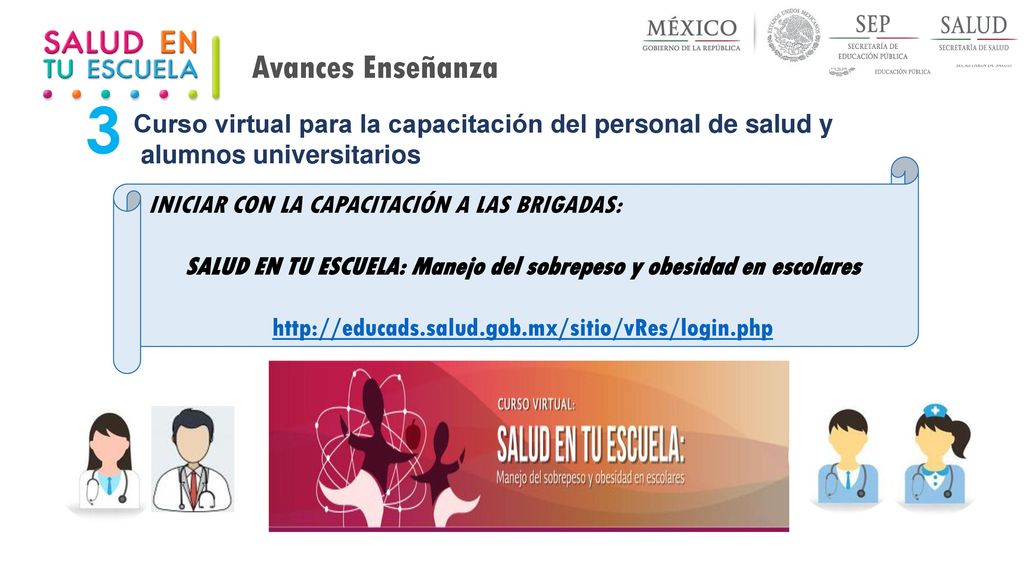 SALUD EN TU ESCUELA: Manejo del sobrepeso y obesidad en escolares