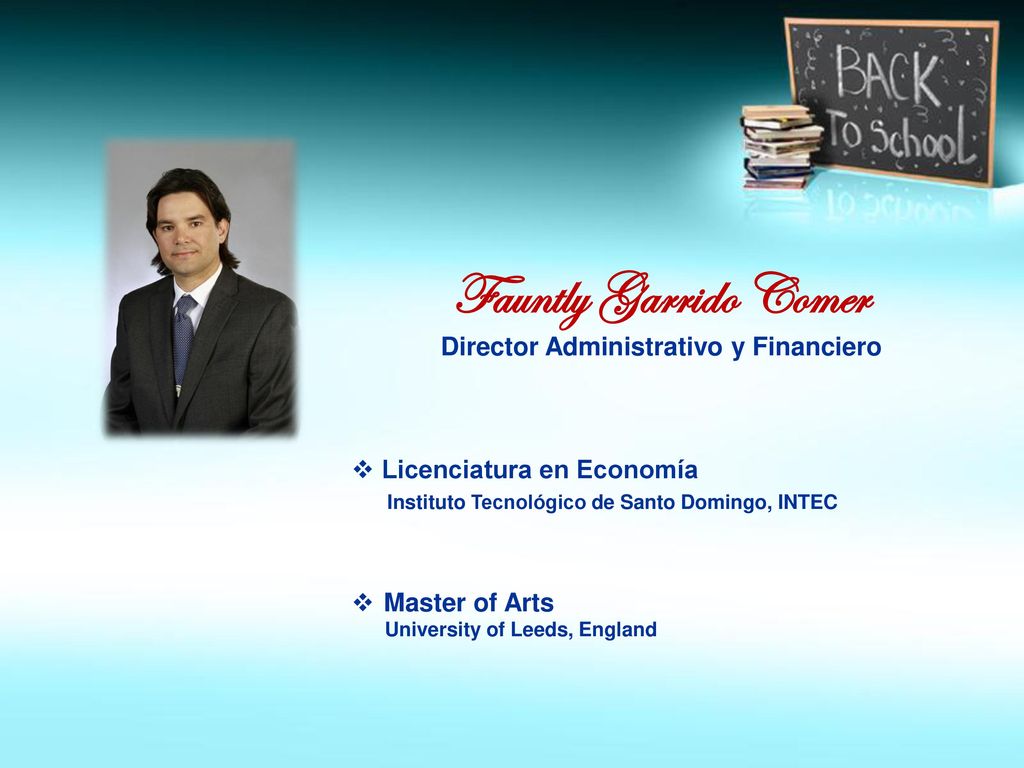 Director Administrativo y Financiero