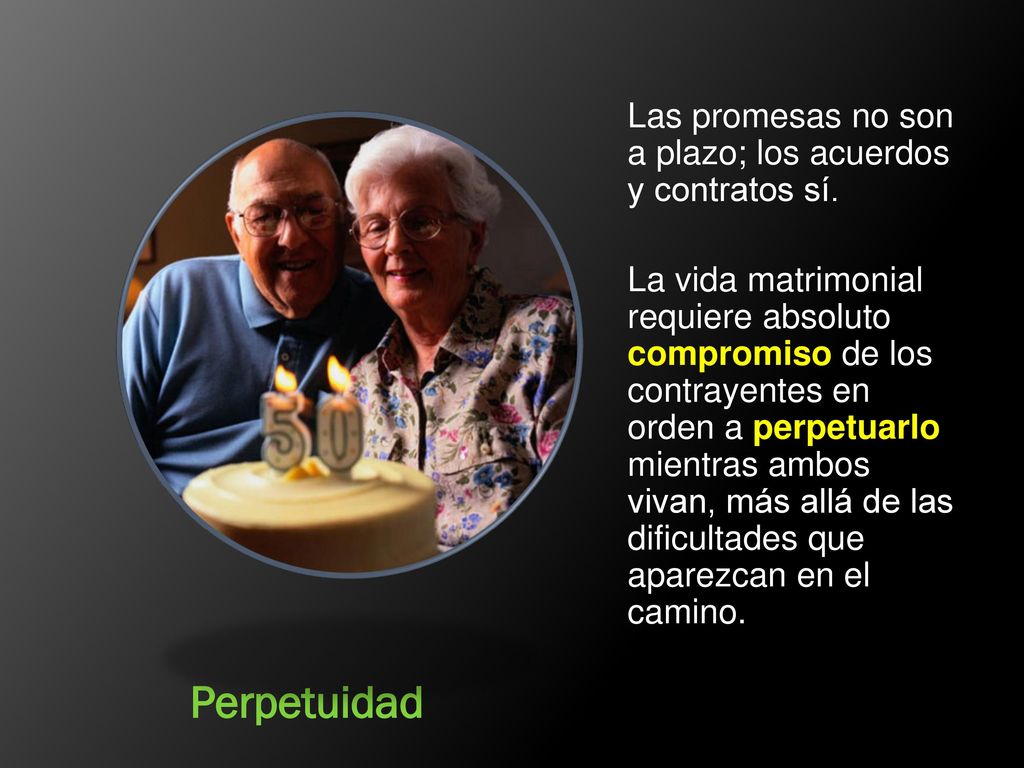 Perpetuidad Las promesas no son a plazo; los acuerdos y contratos sí.