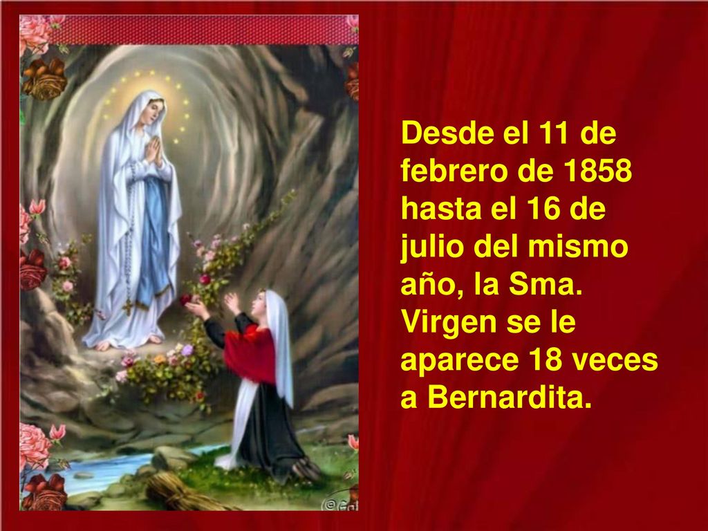Santa Bernardita Soubirous 16 de Abril. - ppt descargar