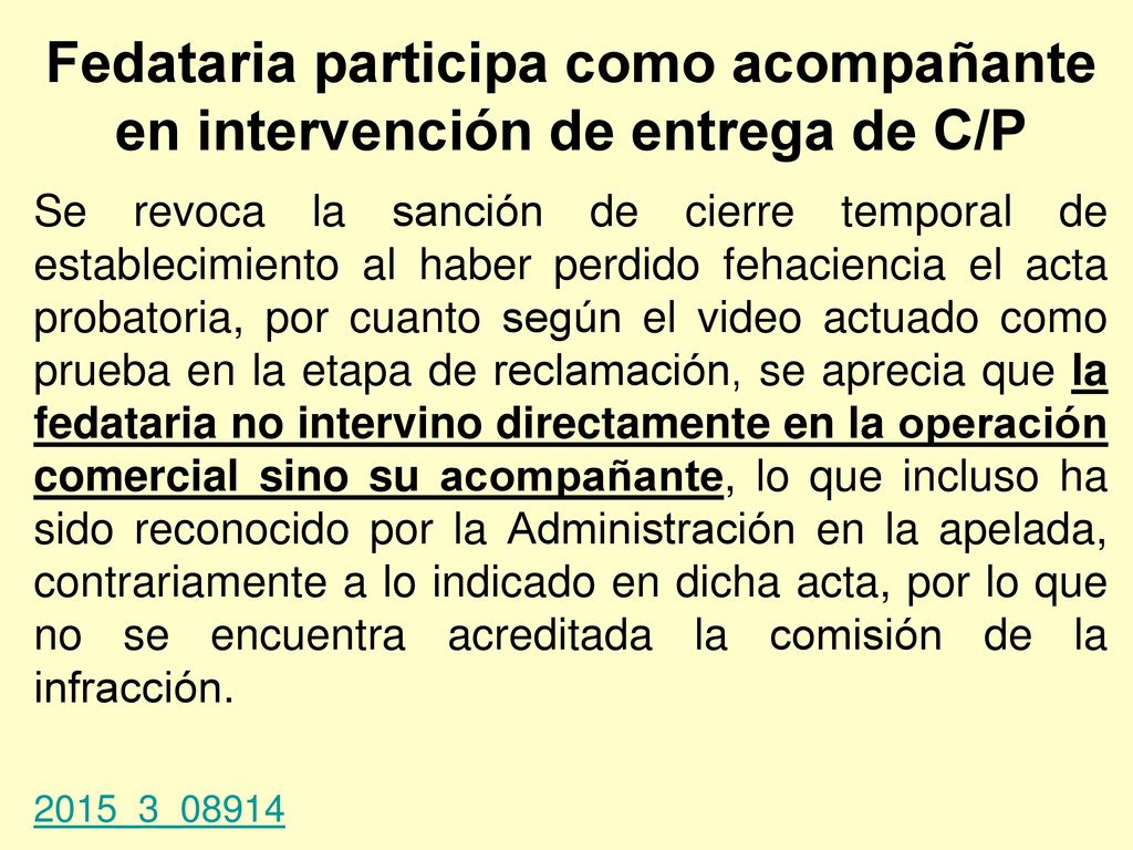 Fedataria participa como acompañante en intervención de entrega de C/P