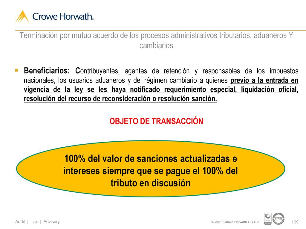 Terminación por mutuo acuerdo de los procesos administrativos tributarios, aduaneros Y cambiarios