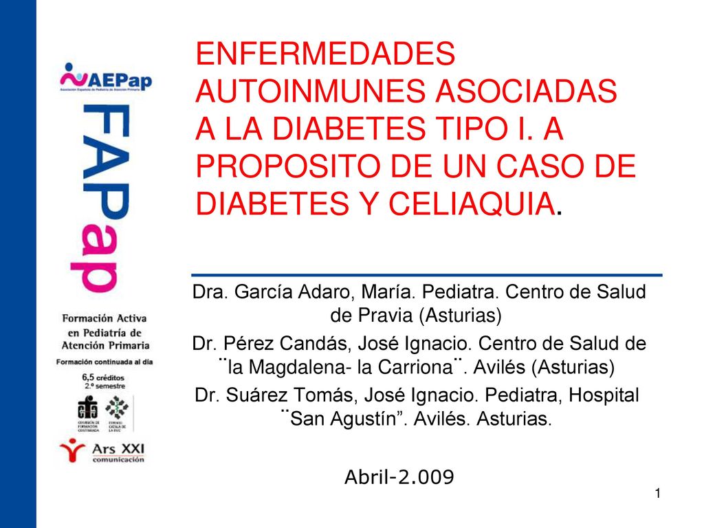 ENFERMEDADES AUTOINMUNES ASOCIADAS A LA DIABETES TIPO I