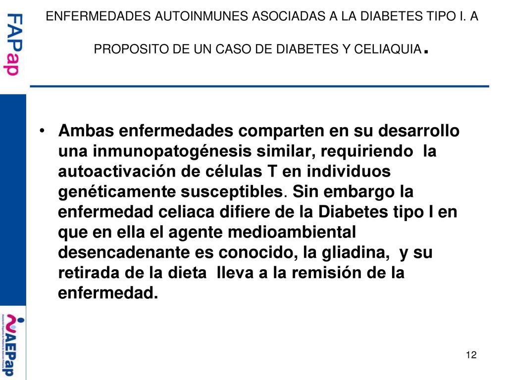 ENFERMEDADES AUTOINMUNES ASOCIADAS A LA DIABETES TIPO I