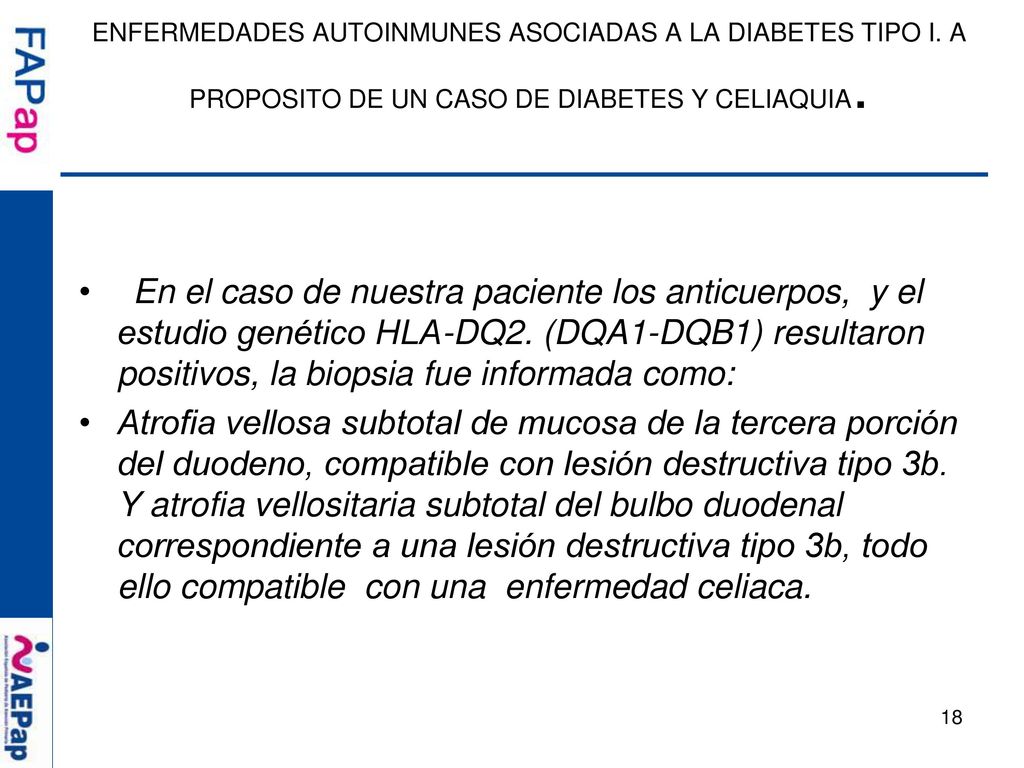 ENFERMEDADES AUTOINMUNES ASOCIADAS A LA DIABETES TIPO I