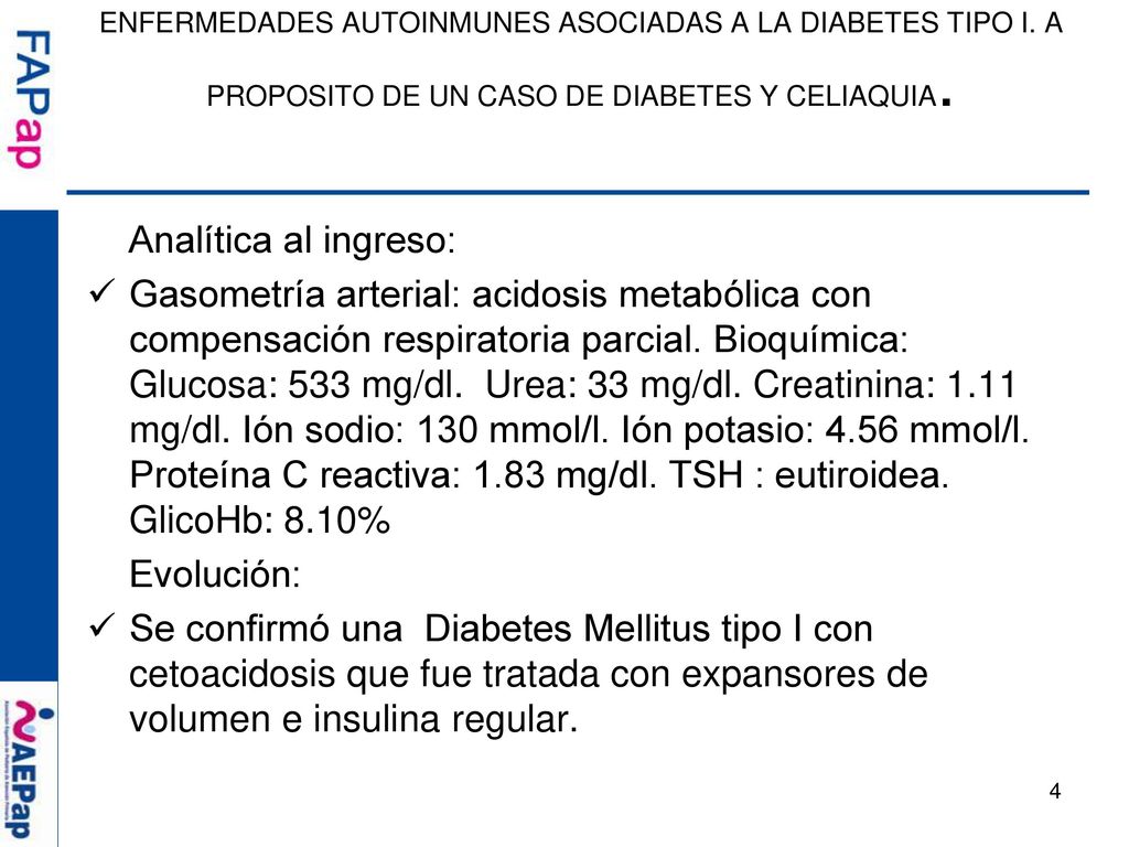 ENFERMEDADES AUTOINMUNES ASOCIADAS A LA DIABETES TIPO I