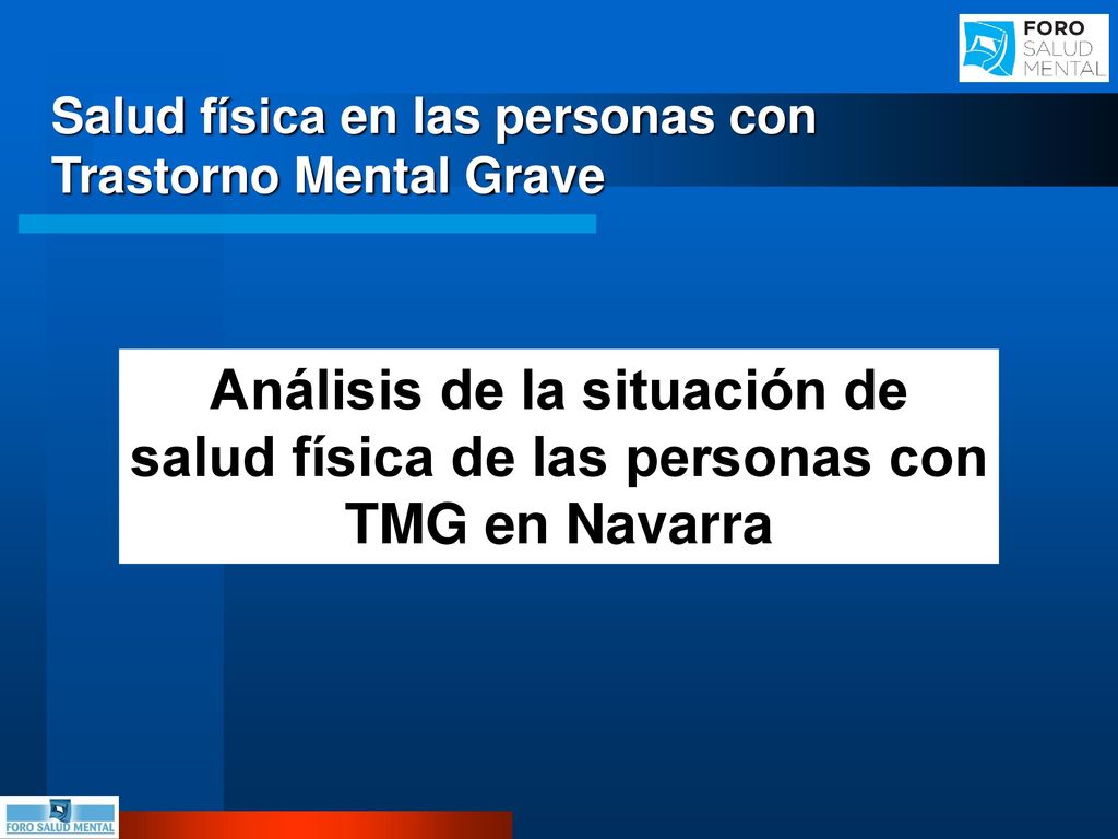 Salud física en las personas con Trastorno Mental Grave