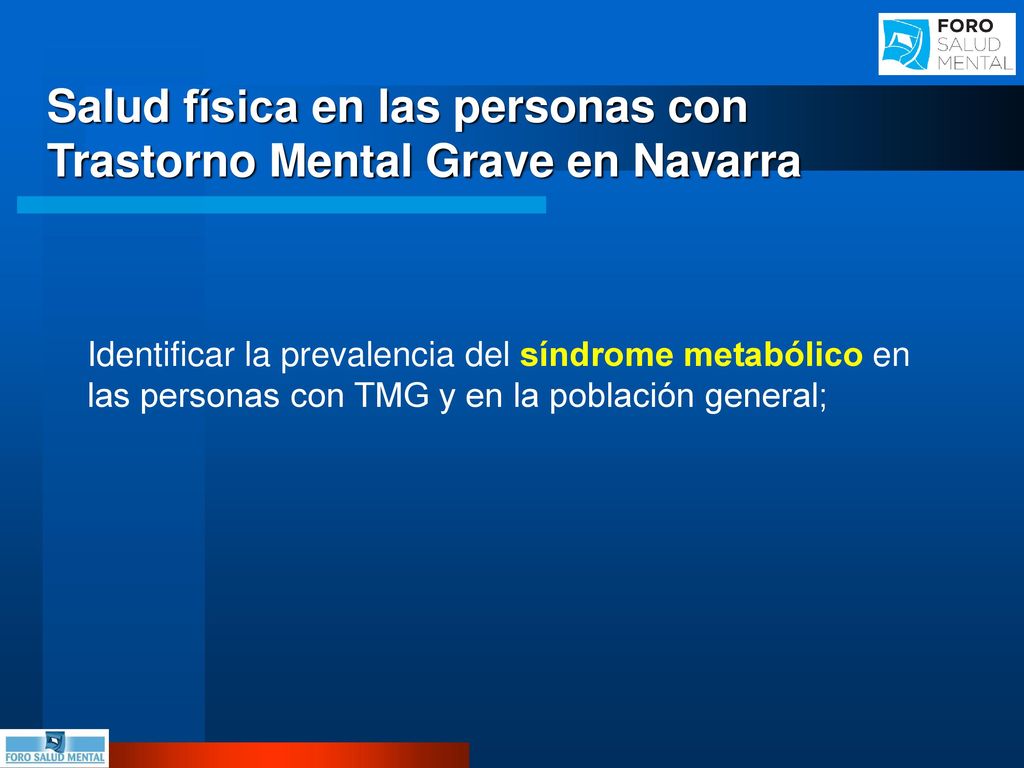 Salud física en las personas con Trastorno Mental Grave en Navarra