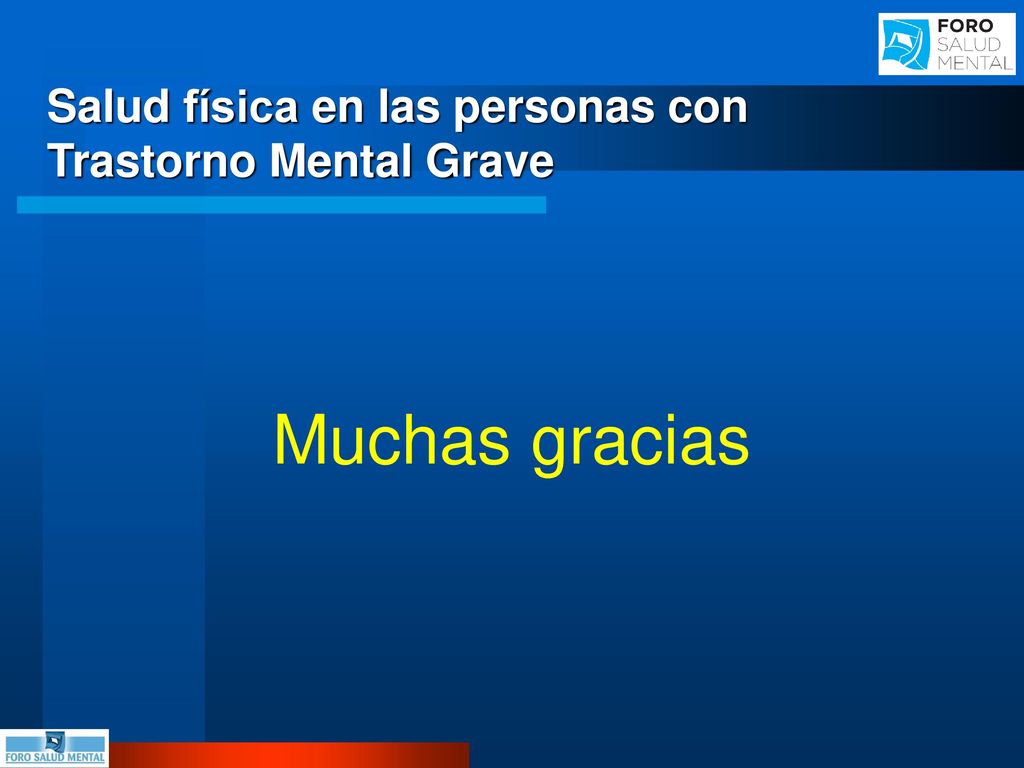 Salud física en las personas con Trastorno Mental Grave