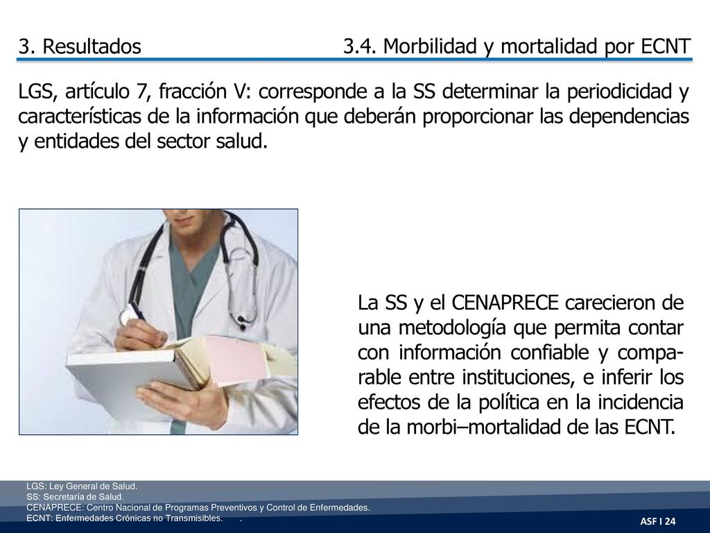 3.4. Morbilidad y mortalidad por ECNT 3. Resultados