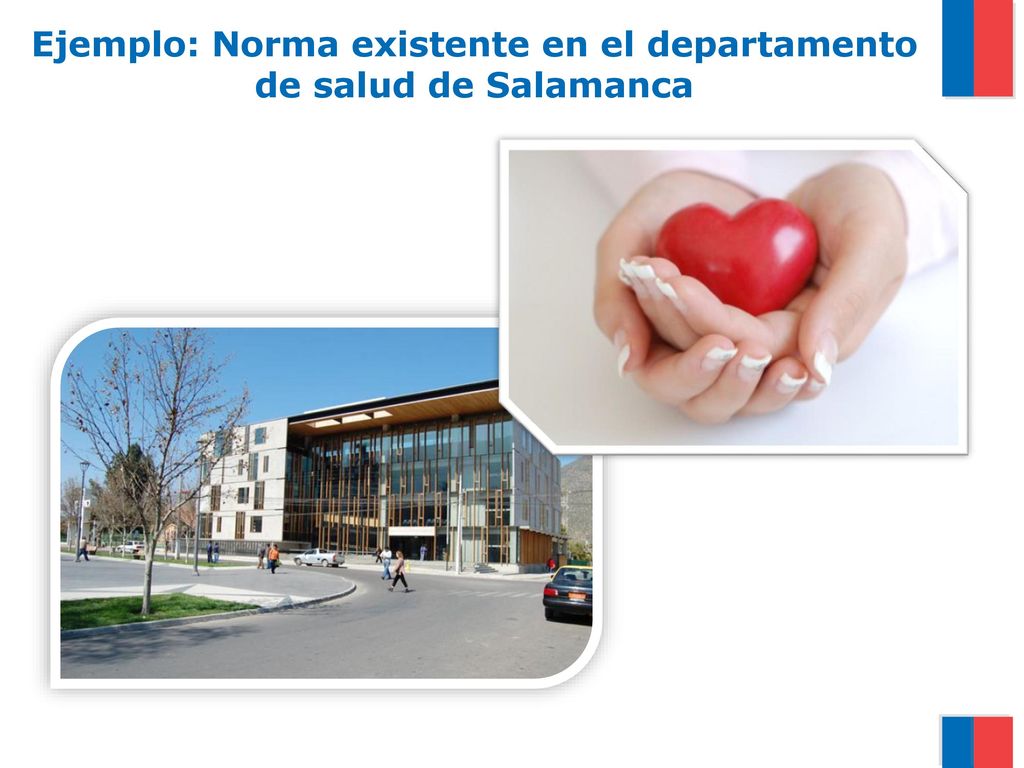 Ejemplo: Norma existente en el departamento de salud de Salamanca