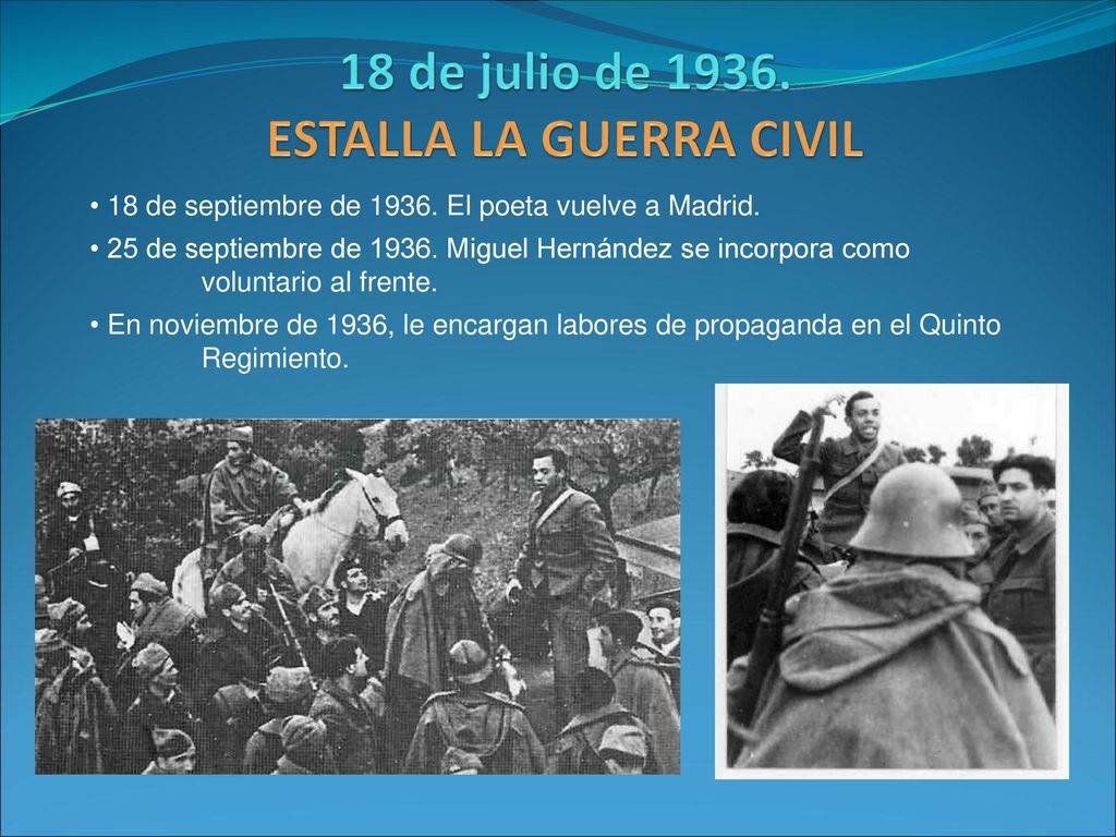 18 de julio de ESTALLA LA GUERRA CIVIL